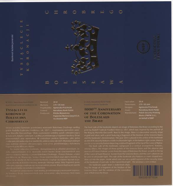 20 zloty 2025 p199 Polen Boleslawa